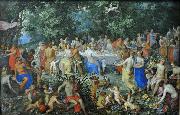 Hendrick van Balen the Elder The Wedding of Thetis and Perseus with Apollo and the Concert of the Muses, or The Feast of the Gods Germany oil painting artist